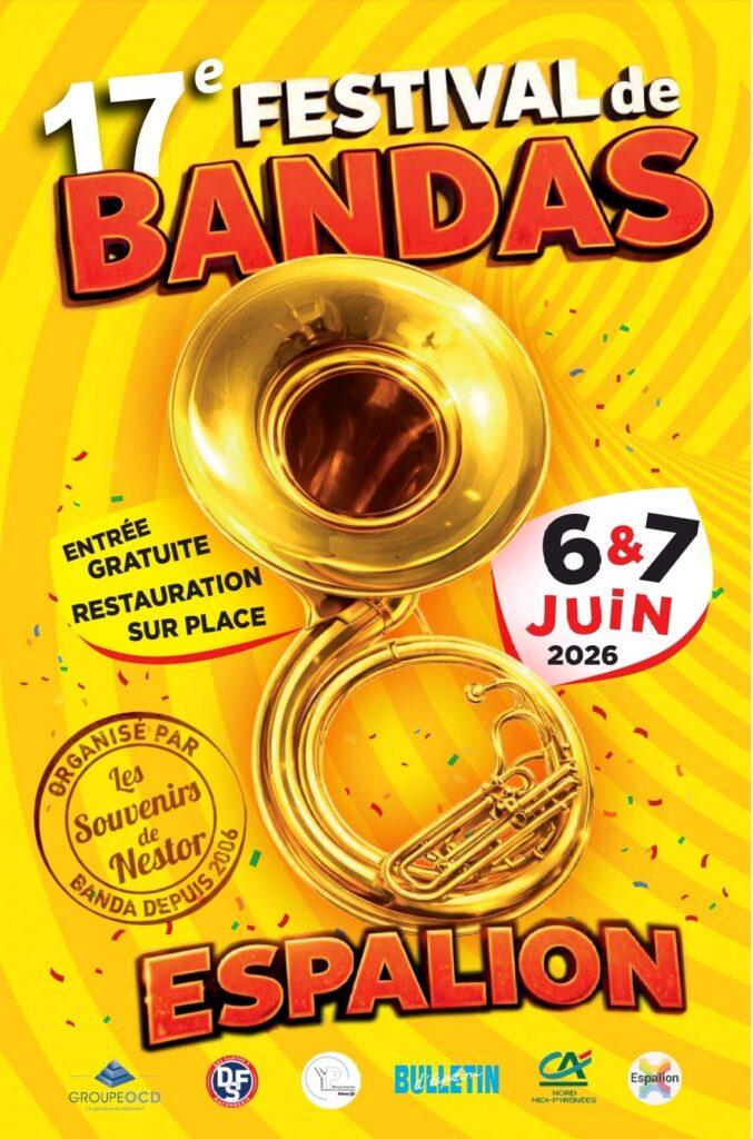 affiche festival bandas espalion 2026